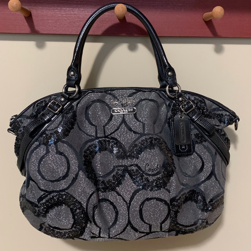 Coach sequined purse